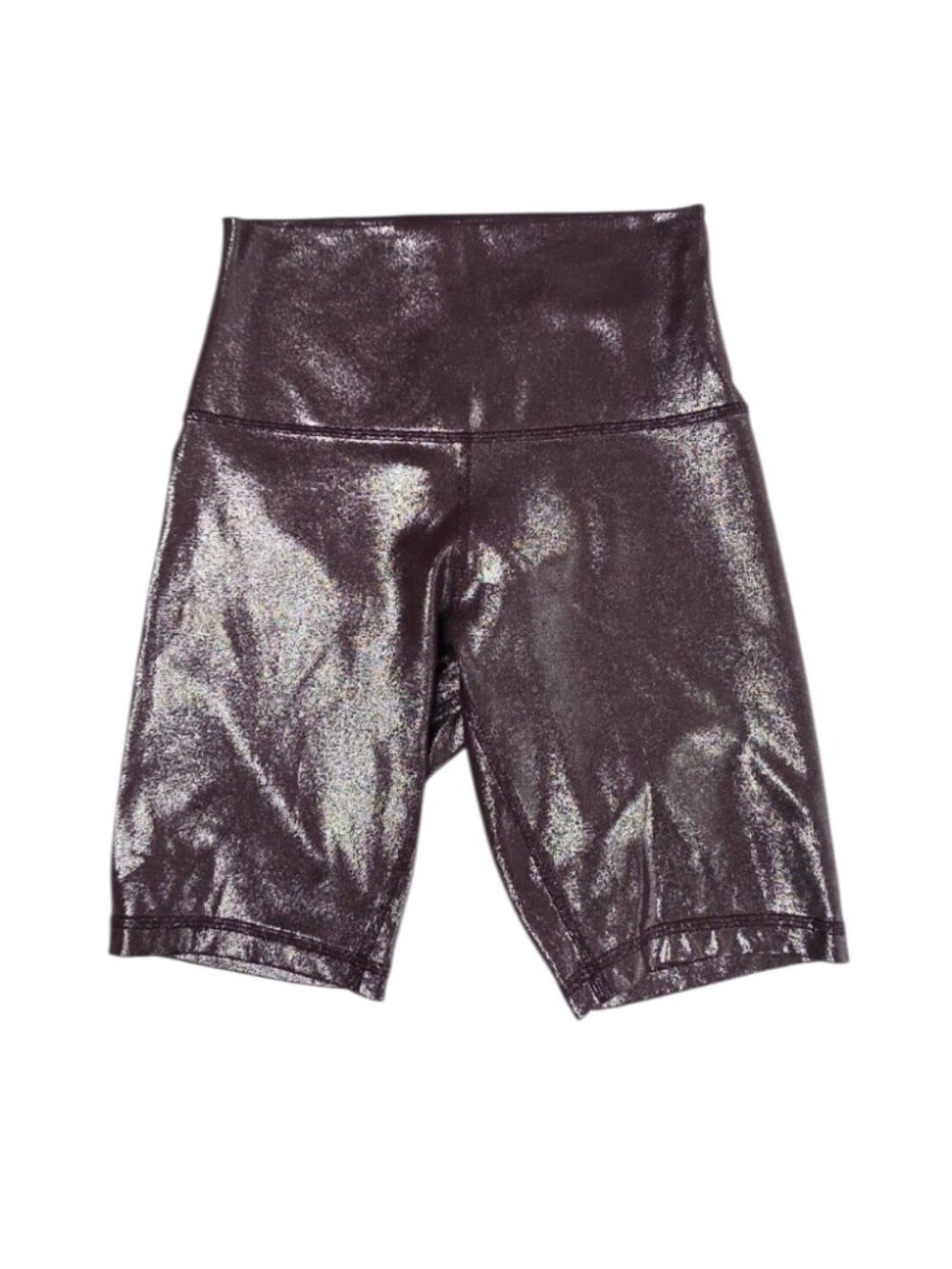 Lululemon Align High-Rise Short 8", Shine Radiate Foil French Press, Size 4